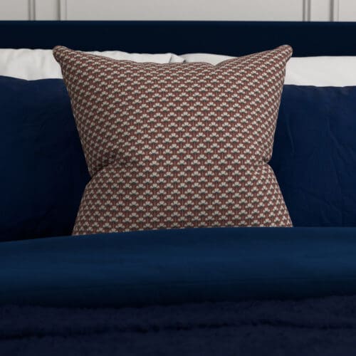 Ted Baker Palm Geo Crimson Cushion