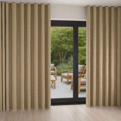 Ted Baker Palm Geo Gold Wave Curtain