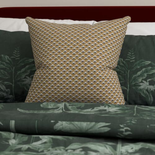 Ted Baker Palm Geo Gold Cushion