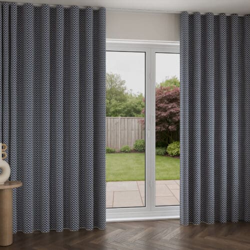 Ted Baker Palm Geo Navy Wave Curtain
