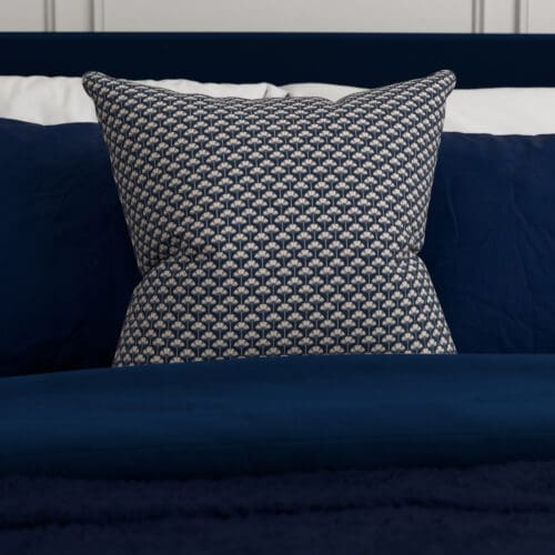 Ted Baker Palm Geo Navy Cushion