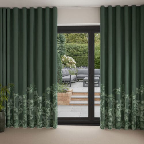 Ted Baker Rhapsody Green Wave Curtain