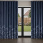 Ted Baker Rhapsody Navy Wave Curtain