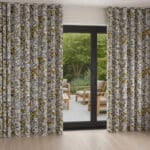 Ted Baker Velvet Vietnm Gold Wave Curtain