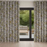 Ted Baker Velvet Vietnm Gold Wave Curtain