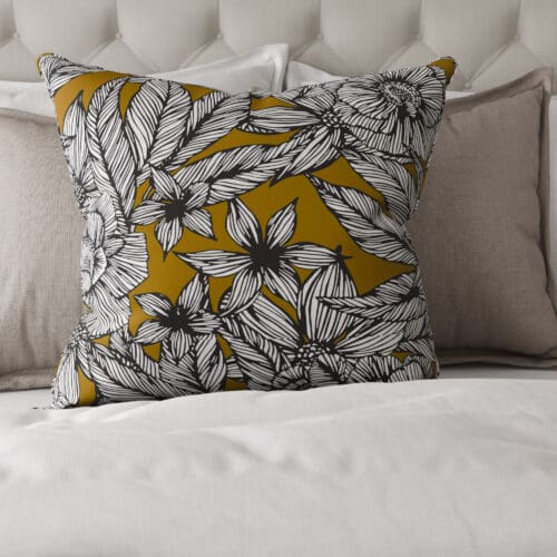 Ted Baker Velvet Vietnm Gold Cushion