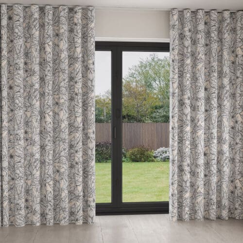 Ted Baker Velvet Vietnm Linen & Grey  Wave Curtain