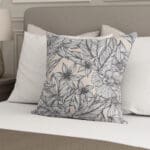 Ted Baker Velvet Vietnm Linen & Grey  Cushion