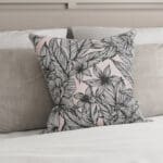 Ted Baker Velvet Vietnm Pink Cushion