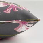 Ted Baker Velvet Wild Iris Pink & Charcoal Cushion