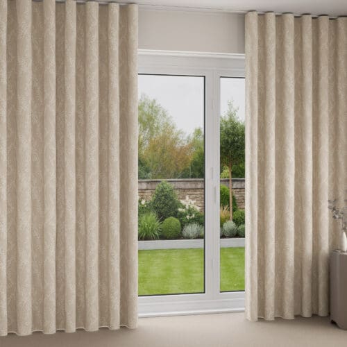 Sorrel Linen Wave Curtain