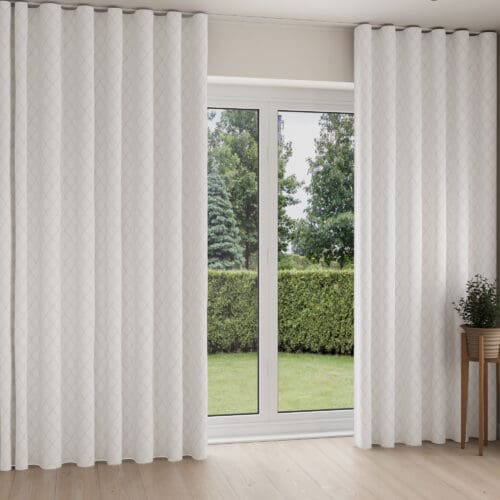 Alden Ivory Wave Curtain