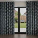 Brexton Indigo Wave Curtain