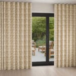 Brexton Ochre Wave Curtain