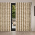 Brexton Ochre Wave Curtain