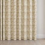 Brexton Ochre Wave Curtain