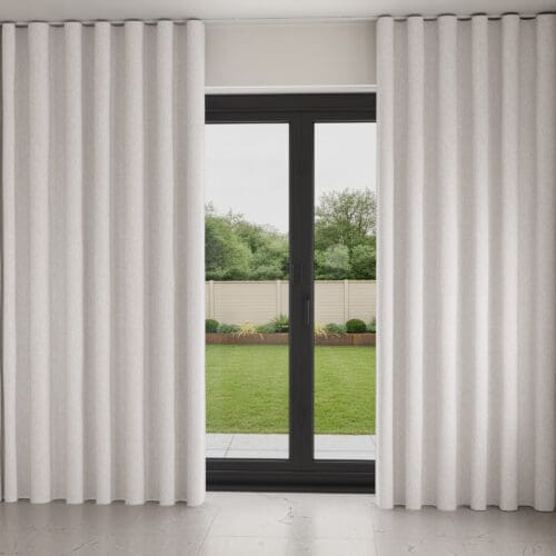 Nolan Ivory Wave Curtain
