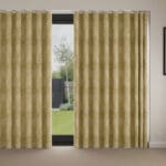 Prescott Ochre Wave Curtain