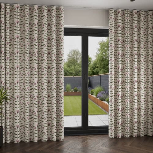 Adelina Heather Wave Curtain