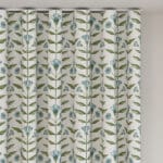 Adelina Teal Wave Curtain