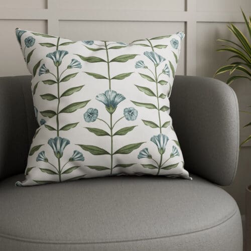 Adelina Teal Cushion