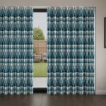 Aveline Indigo Wave Curtain