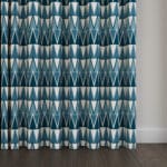 Aveline Indigo Wave Curtain
