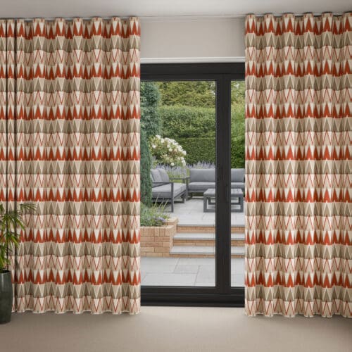 Aveline Ruby Wave Curtain
