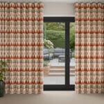 Aveline Ruby Wave Curtain