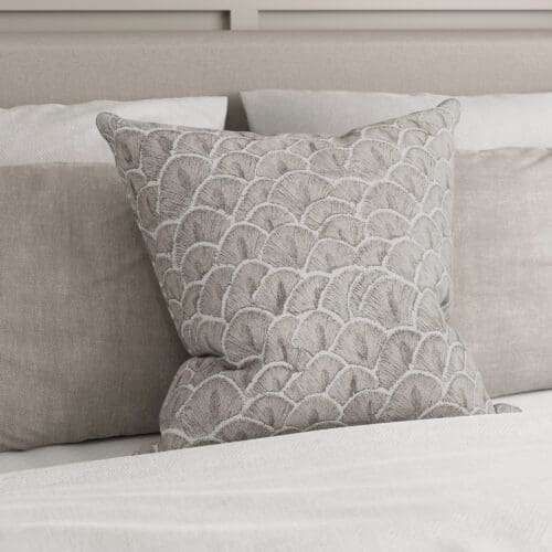 Rosamund Pewter Cushion