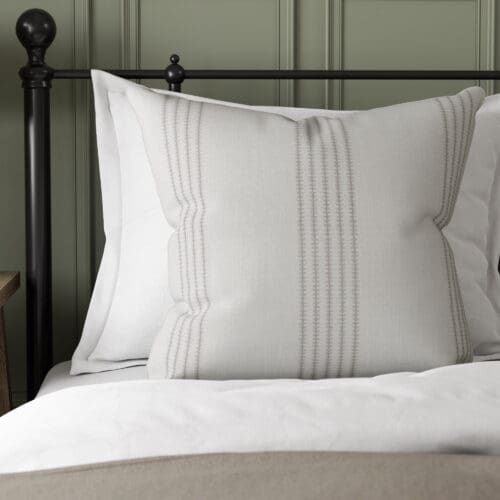 Linden Silver Cushion