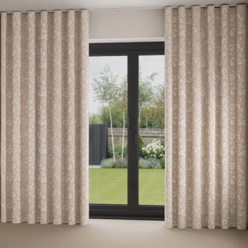 Emmeline Carnation Wave Curtain