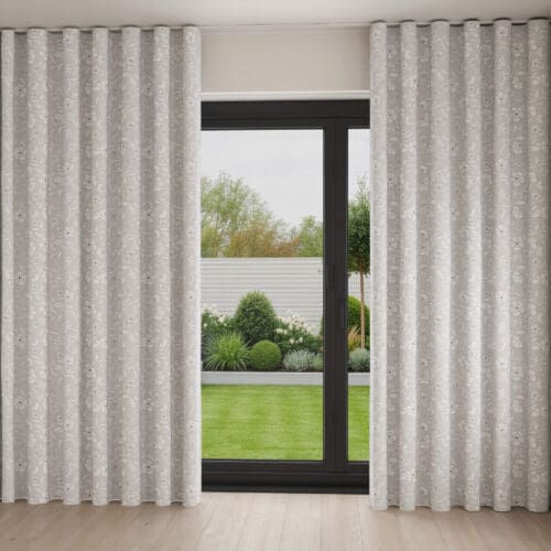 Emmeline Grey  Wave Curtain
