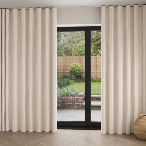 Hatherleigh Persimmon Wave Curtain