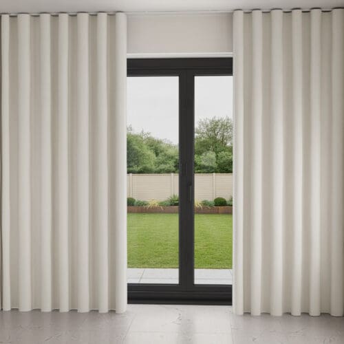 Florence Ivory Wave Curtain