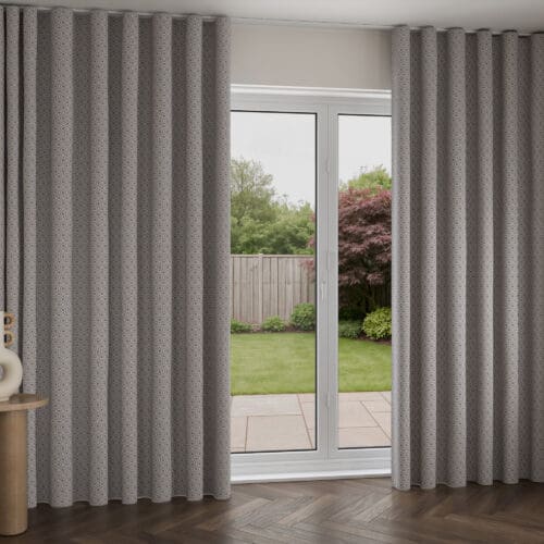Arabella Graphite Wave Curtain