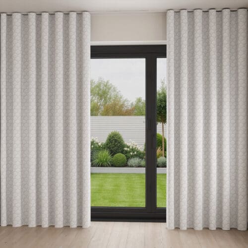 PaFia Silver Wave Curtain