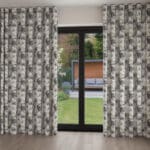 Camellia Ink Wave Curtain