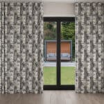 Camellia Ink Wave Curtain