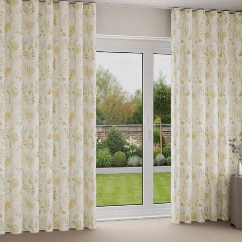 Delphine Maize Wave Curtain