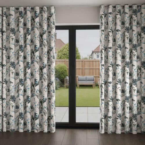 Tansy Ink Wave Curtain