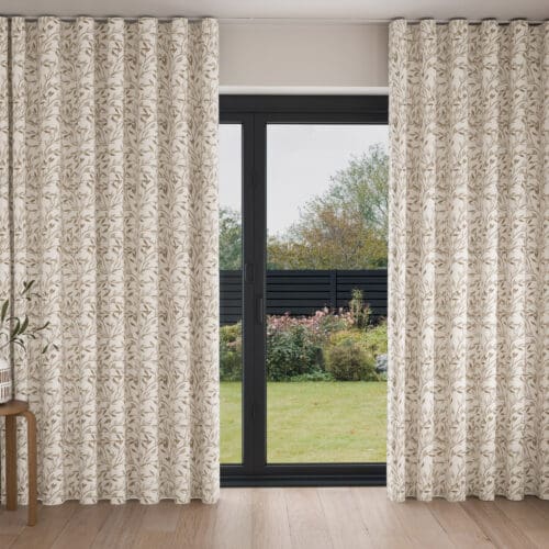 Rosewood Bark Wave Curtain