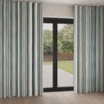 Georgiana Azure Wave Curtain