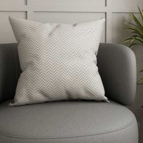 Wyndham Silver Cushion