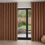 Blythe Burnt Umber Wave Curtain