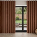 Blythe Burnt Umber Wave Curtain