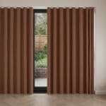 Blythe Burnt Umber Wave Curtain