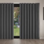 Blythe Charcoal Wave Curtain