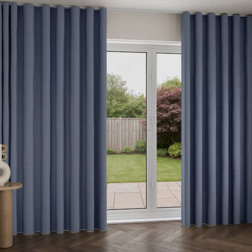 Blythe Denim Wave Curtain