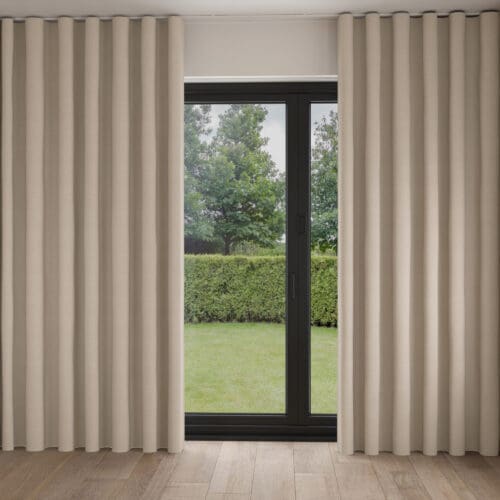 Etta Taupe Wave Curtain